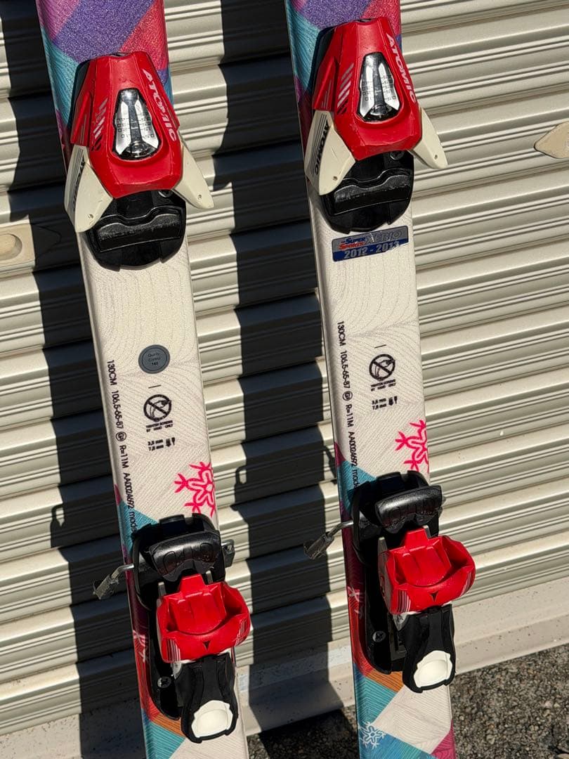 スキー板 ジュニア 130 ストックセット