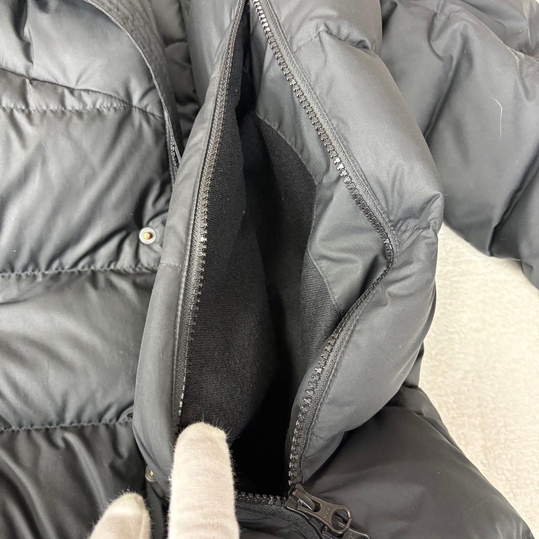 NIKE ナイキ ロングダウン ベンチコート メンズ S ブラック ダウンコート