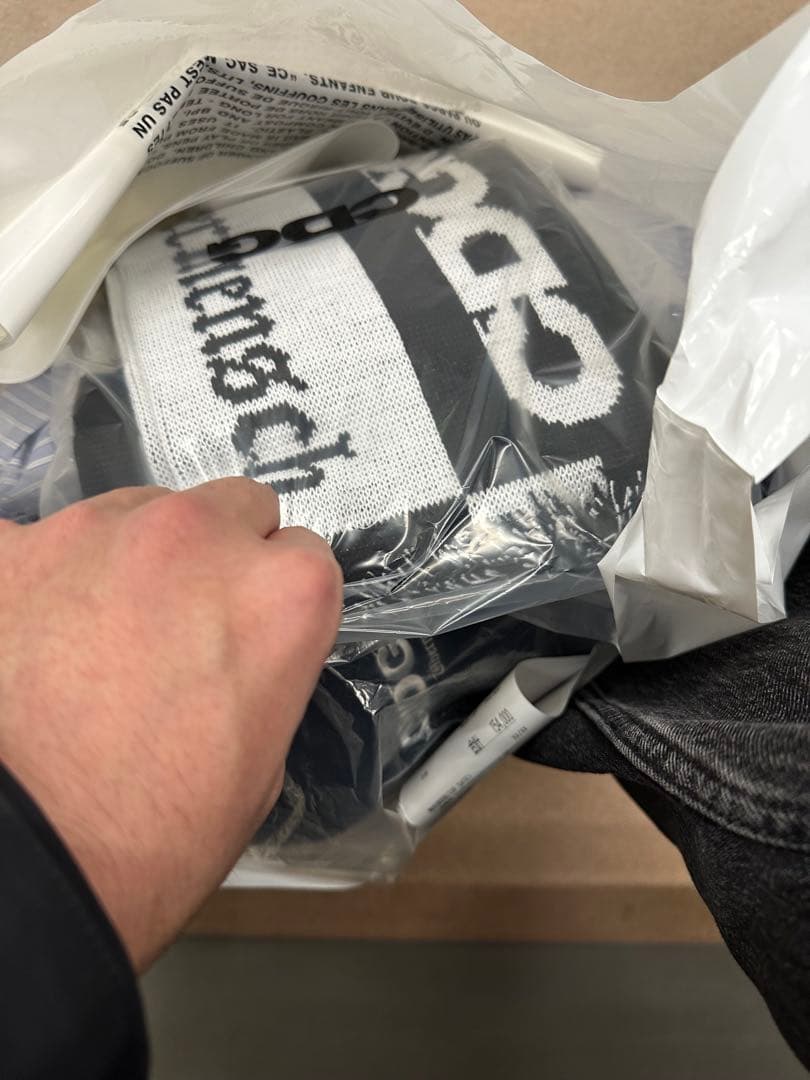 小物 CDG G-DRAGON Ubermensch CHECKERED STOLE