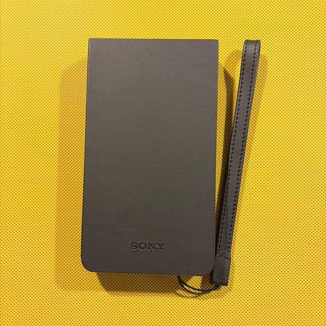 SONY NW-ZX707 純正ケース、ストラップ付き