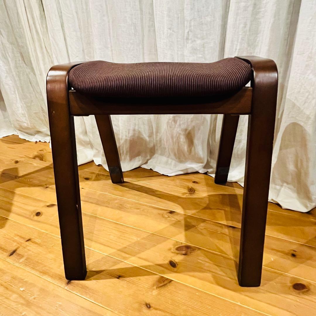 3脚セット NITORI ニトリ 木製 スツール リュークDBR 送料無料