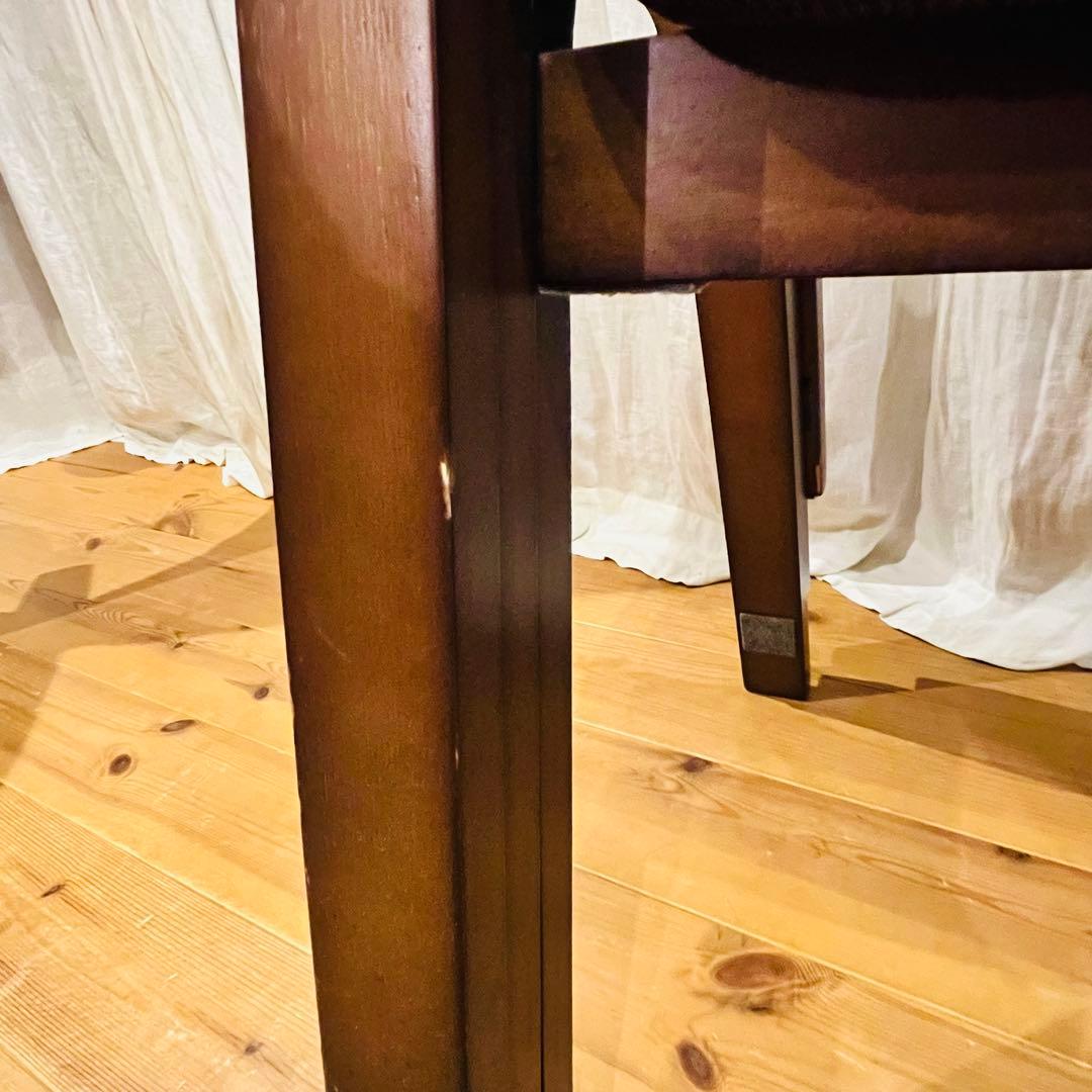 3脚セット NITORI ニトリ 木製 スツール リュークDBR 送料無料