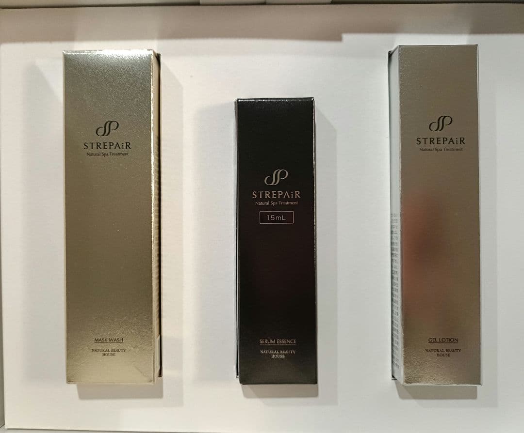新品未開封ストレピア　マスクウォッシュ　薬用美白ゲルローション　セラムエッセンス