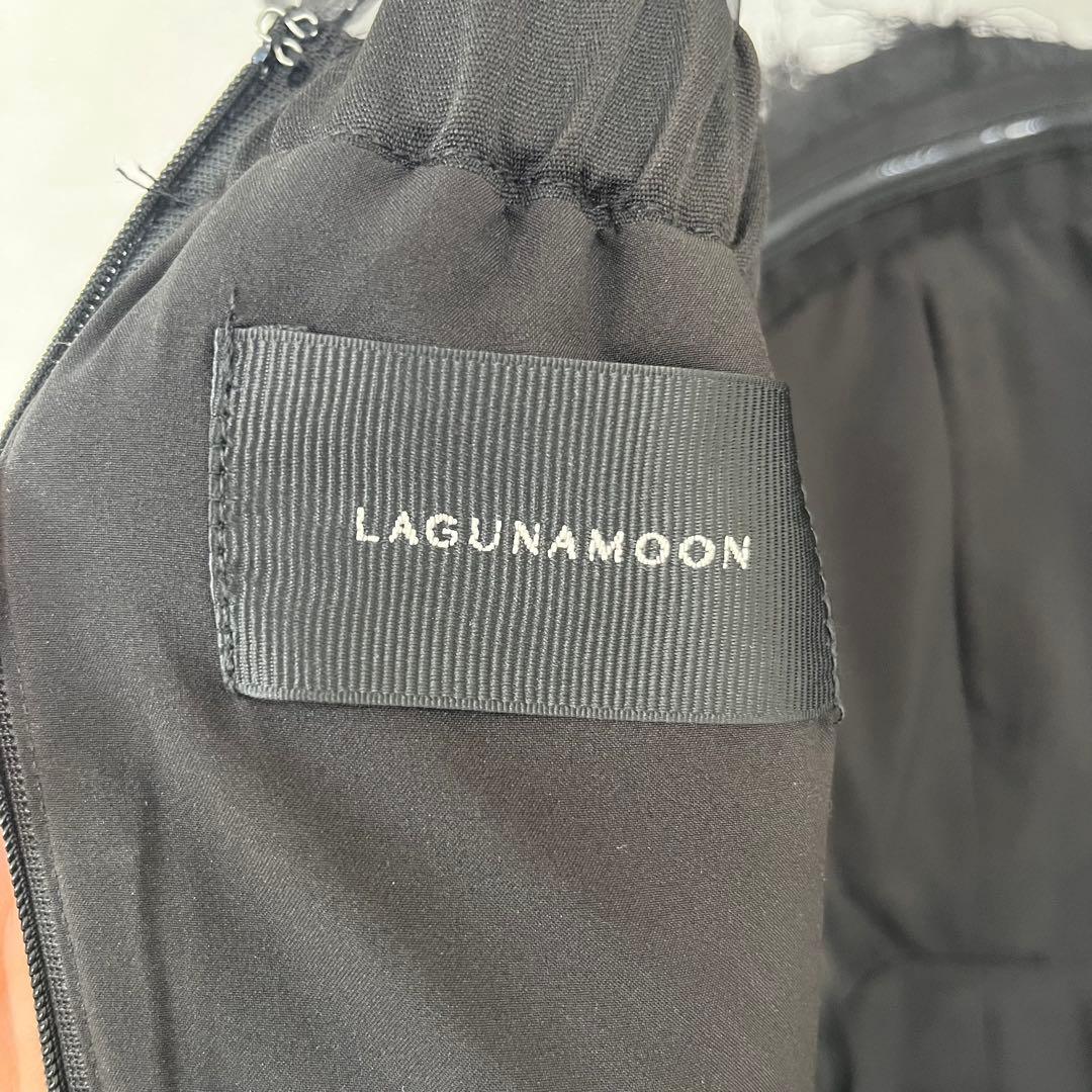 【美品】お呼ばれ　ラグナムーン　パンツドレス　ブラック　M