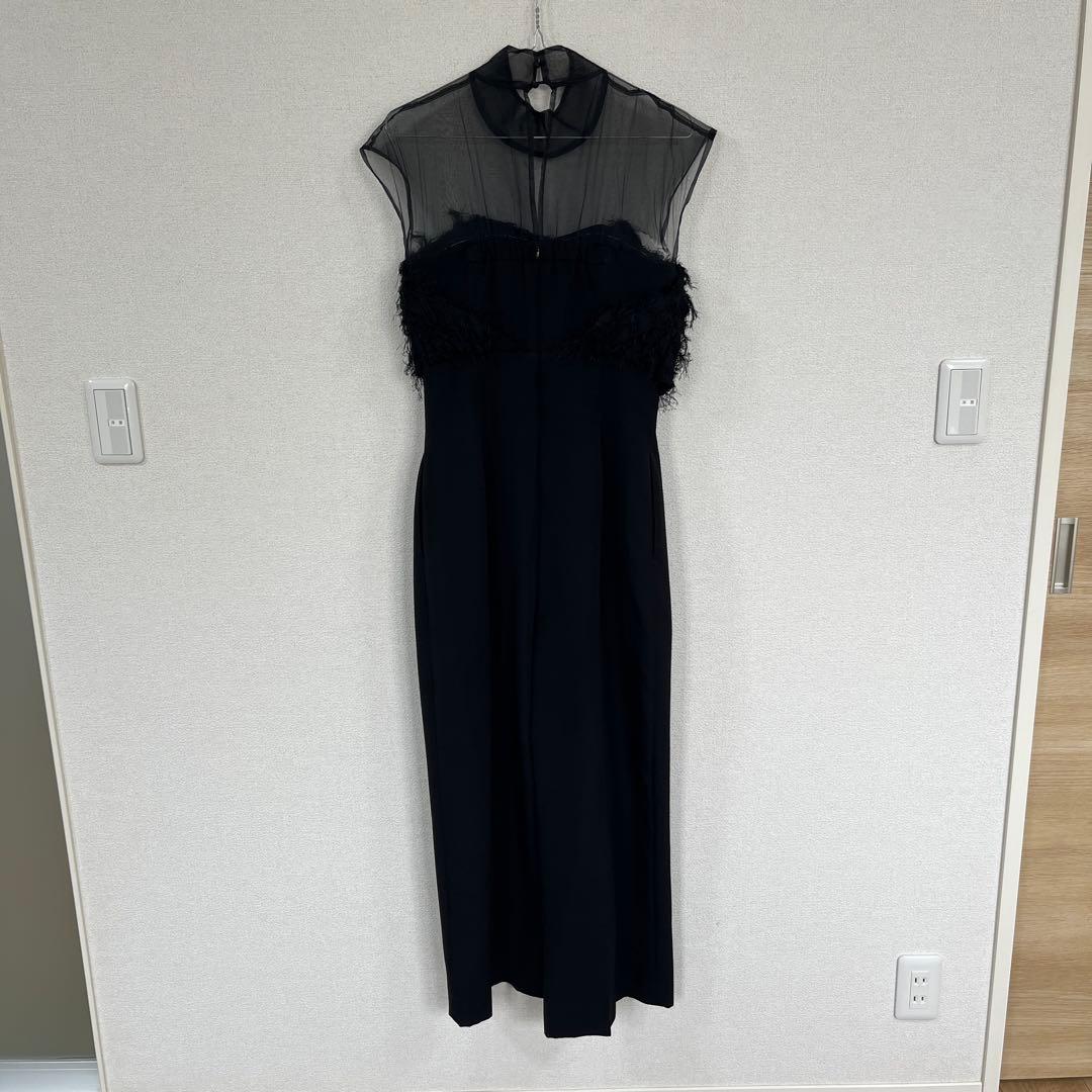 【美品】お呼ばれ　ラグナムーン　パンツドレス　ブラック　M
