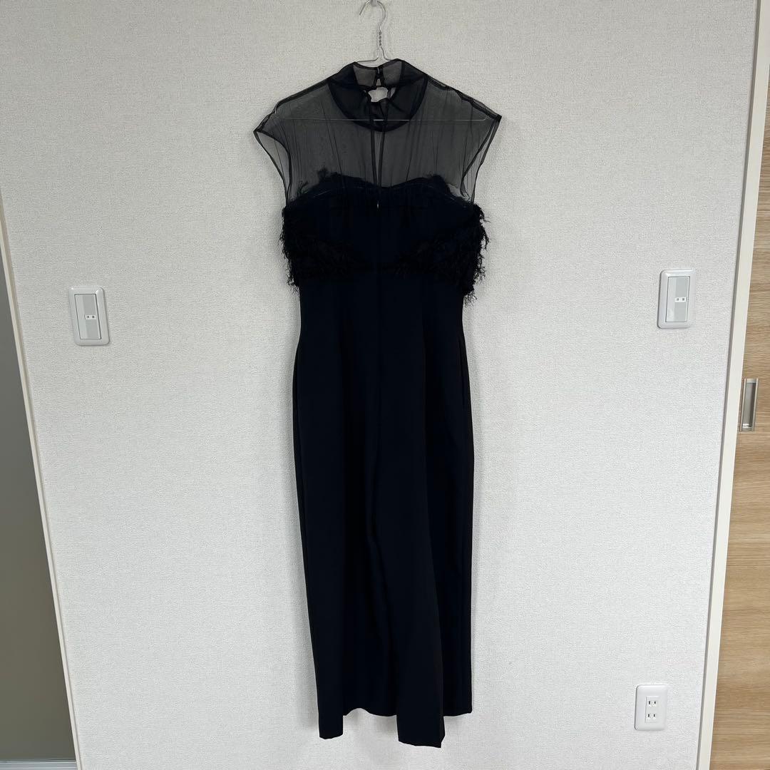 【美品】お呼ばれ　ラグナムーン　パンツドレス　ブラック　M