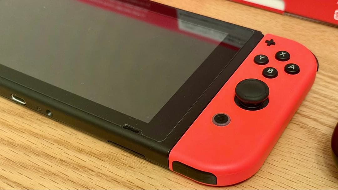 【美品】Nintendo Switch 本体 青/赤 Joy-Con付き