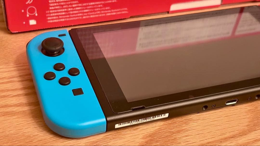 【美品】Nintendo Switch 本体 青/赤 Joy-Con付き