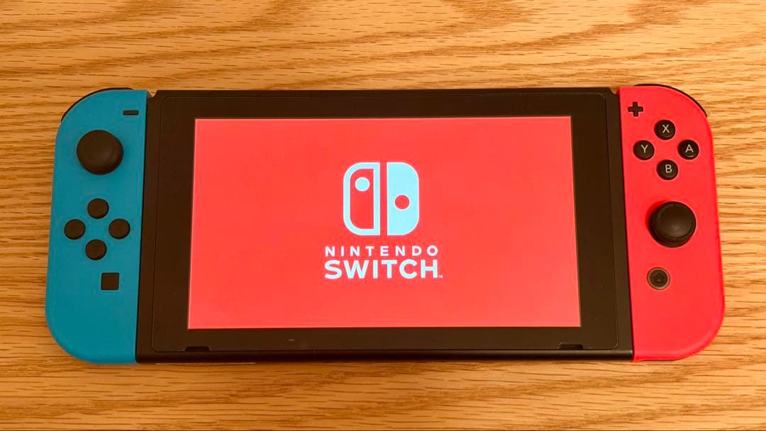 【美品】Nintendo Switch 本体 青/赤 Joy-Con付き
