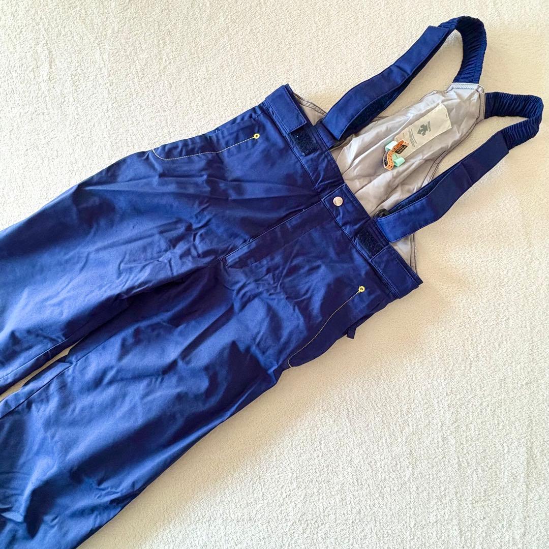 140 クリーニング済　スキーウェア　ブルー　上下　スイスナショナルチーム