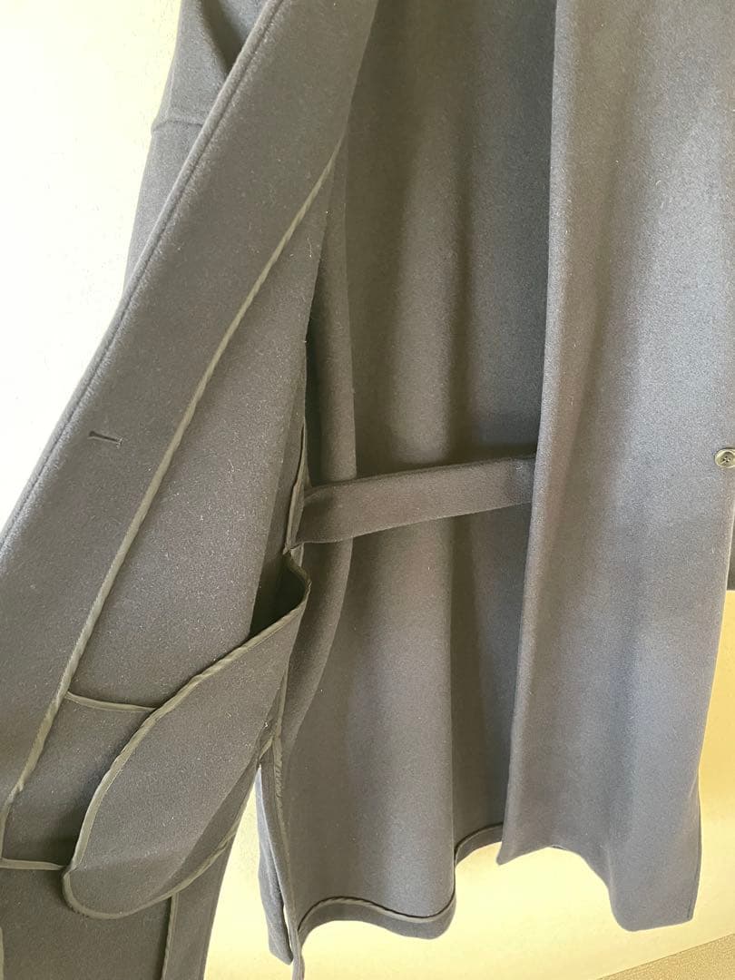 TOTEME トーテム　Robe Coat ローブコート　 S ネイビー