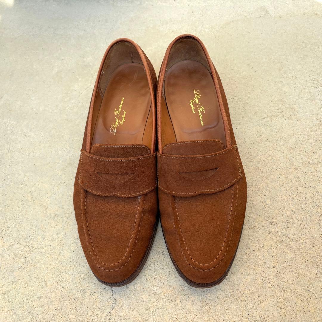 クロケット製 ロイドフットウェア ローファー Jシリーズ 茶 6.5E 25cm