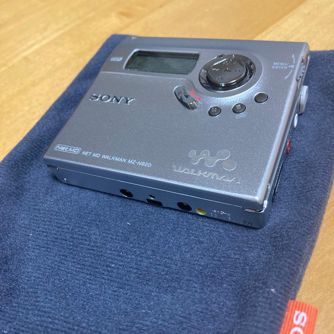 SONY ポータブルMDレコーダーMZ-N920
