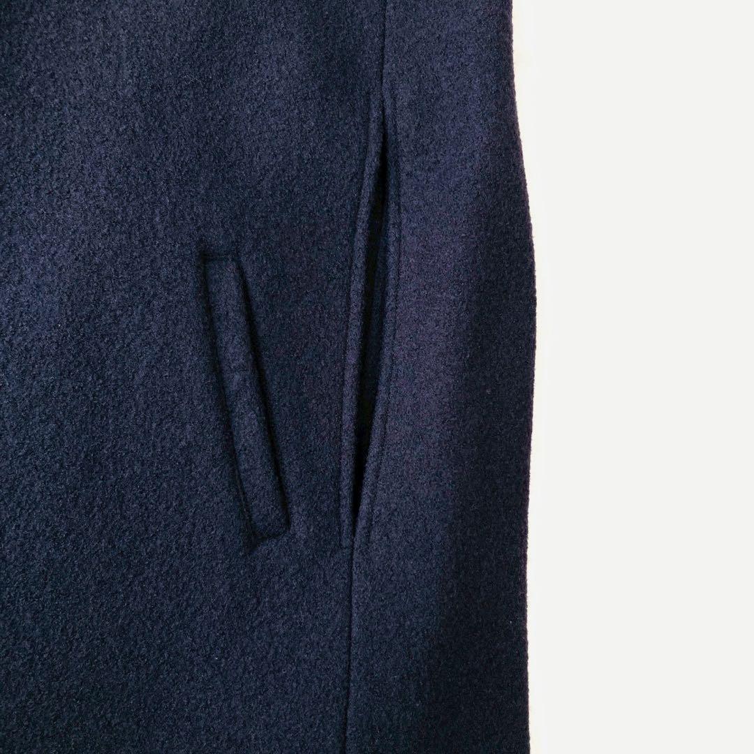 現行✨マックスマーラ　リバーポンチョ　ケープコート　イタリア製　ネイビー　S