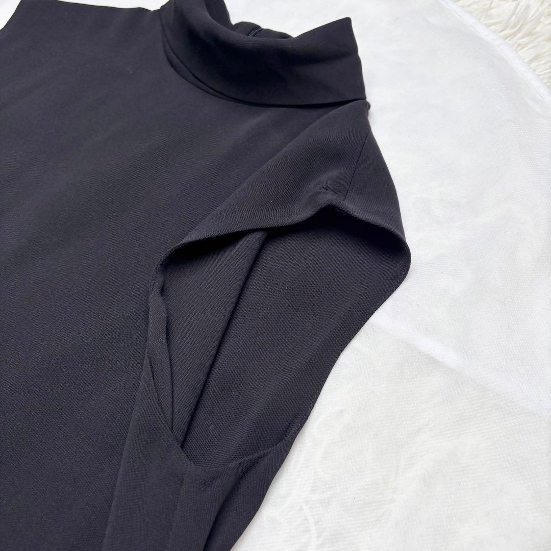 エルメス マルジェラ期 シルク100% ロングハイネックワンピース ノースリーブ