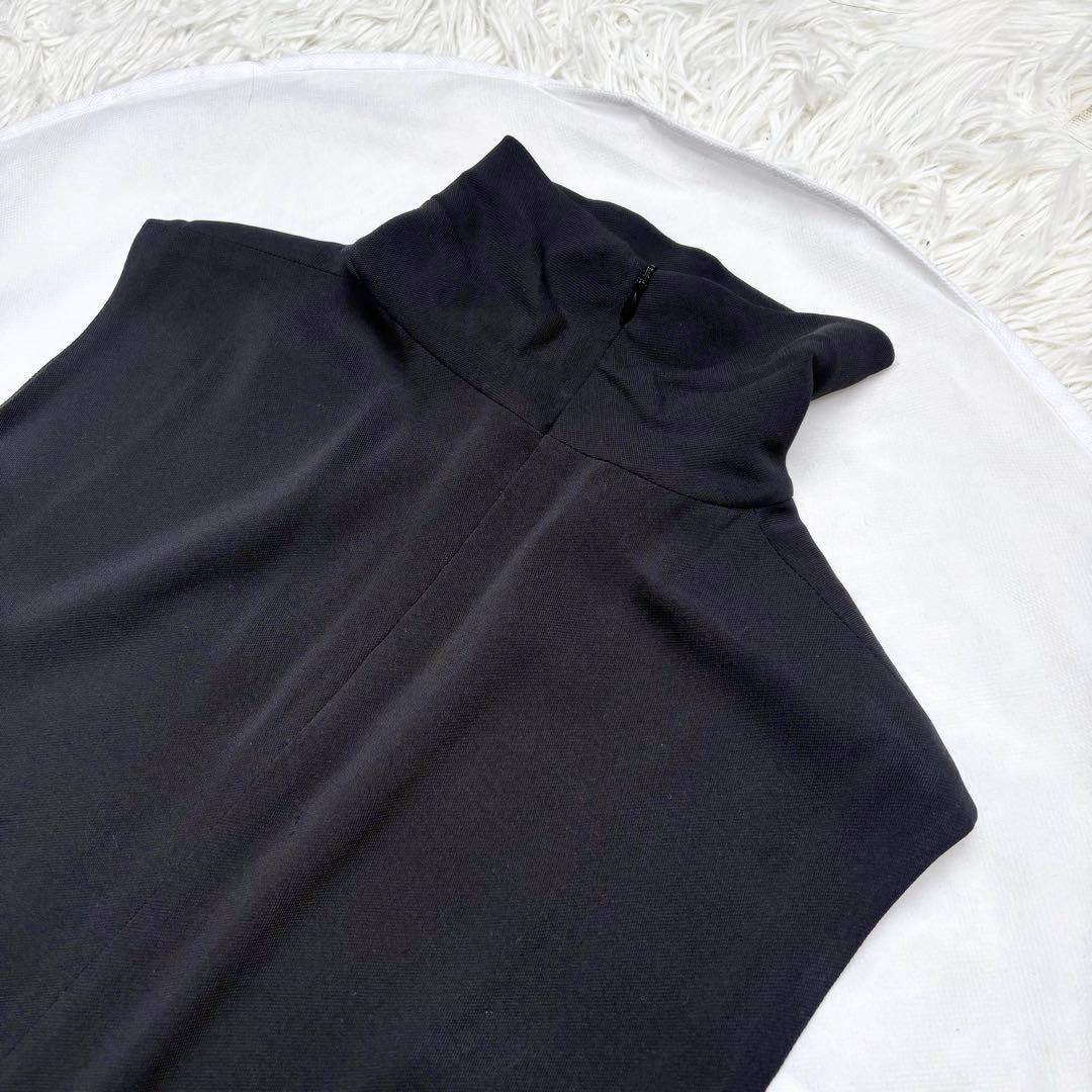 エルメス マルジェラ期 シルク100% ロングハイネックワンピース ノースリーブ