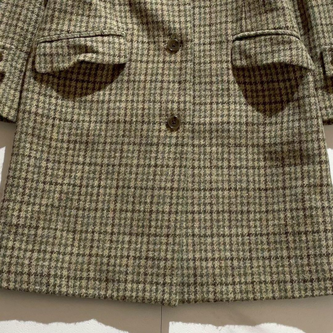 【美品✨希少】マーガレットハウエル ハリスツイード ロングコート チェック柄 M