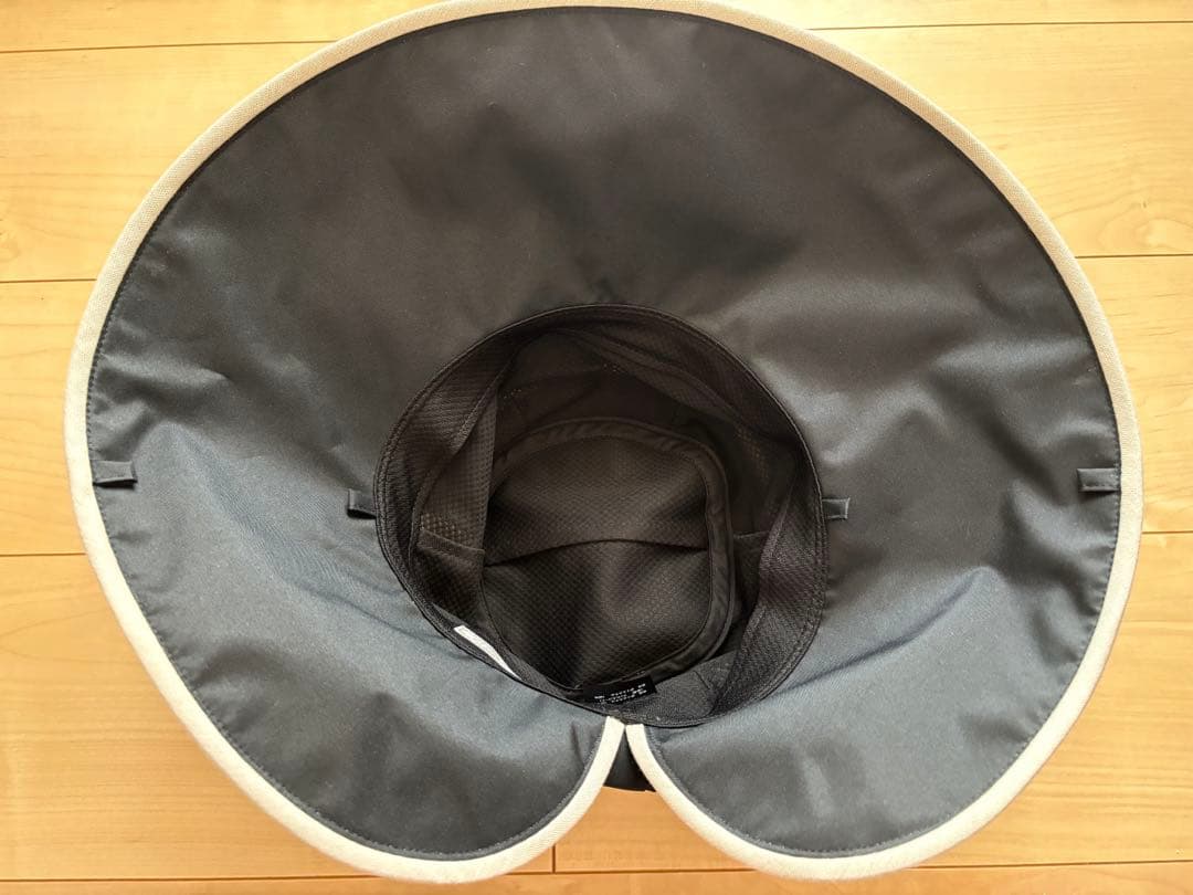 サンバリア　ナチュラル　リボン　ハット　アイボリー