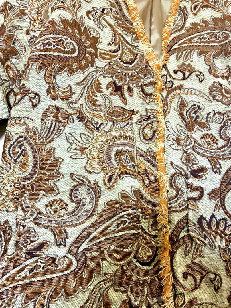 お値下げ⭐︎美品⭐︎ジャガードハーフコート　ローズバッドROSE BUD シニヨン