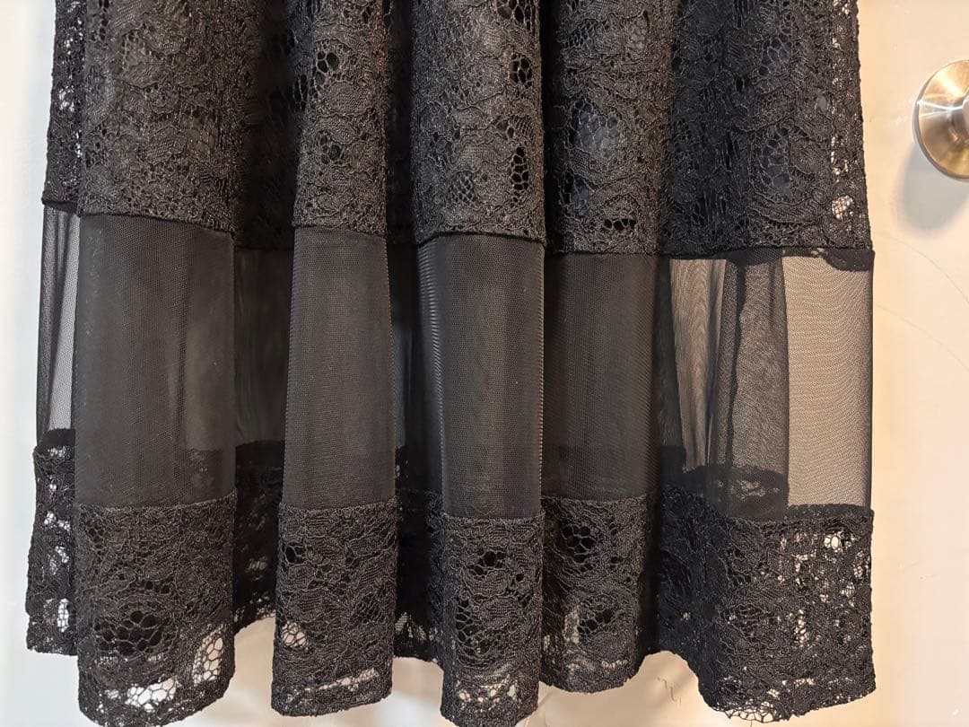 【JILLSTUART】チュールミックスレースドレス