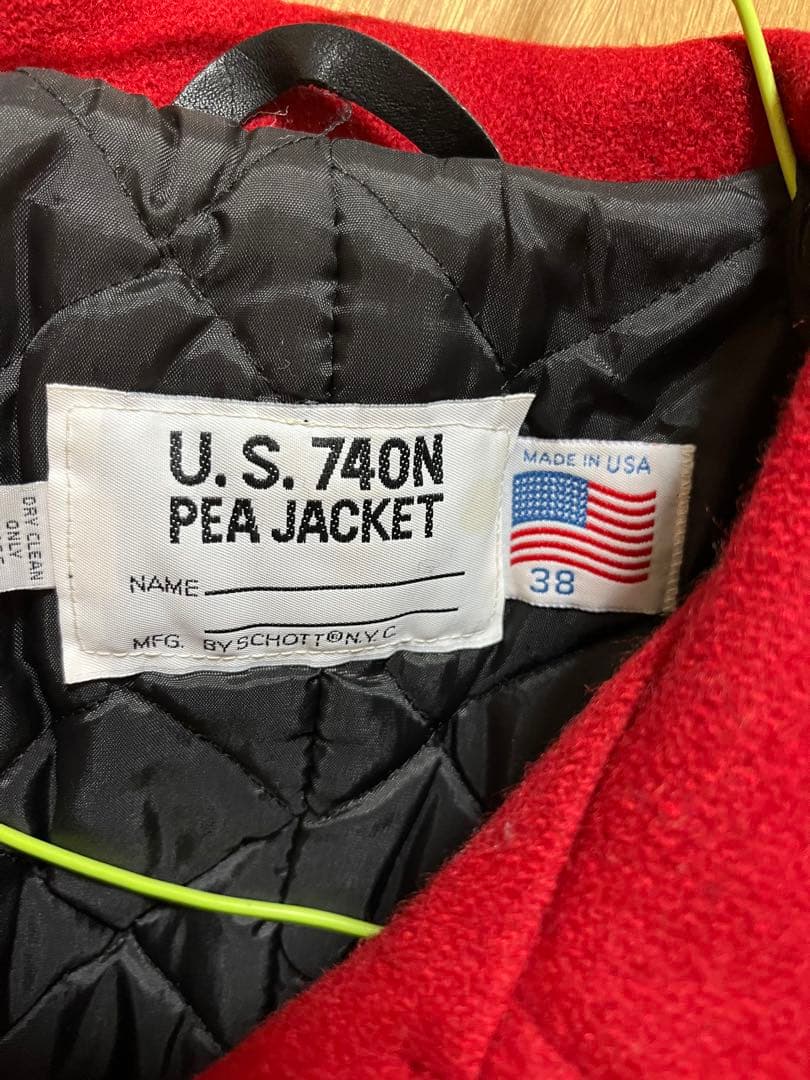 shot ピーコート(レッド)