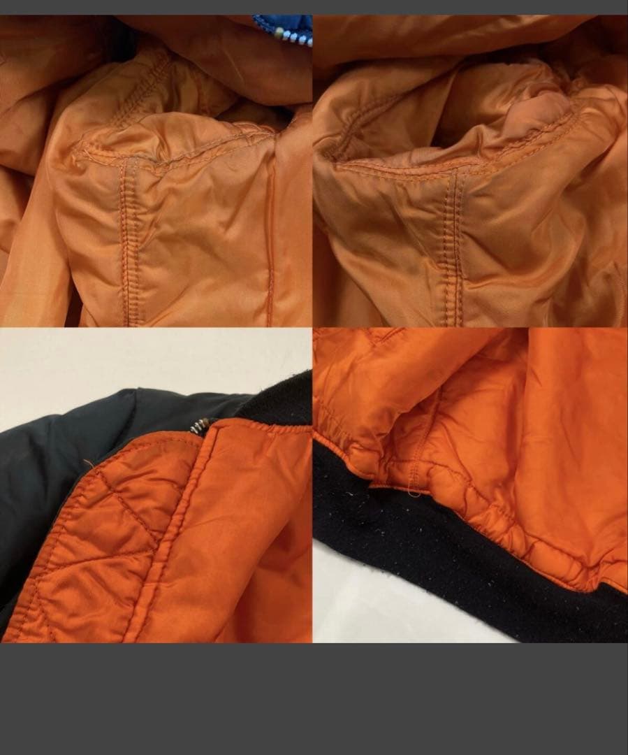 ★ USA製 90s ヴィンテージ ALPHA アルファ ブルゾン MA-1