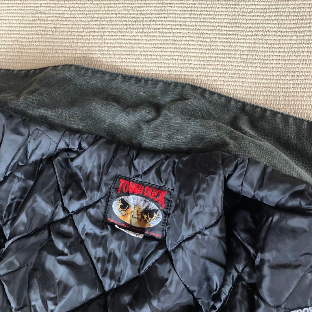 カナダ製 TOUGH DUCK タフダック ワークジャケット 企業ロゴ 古着