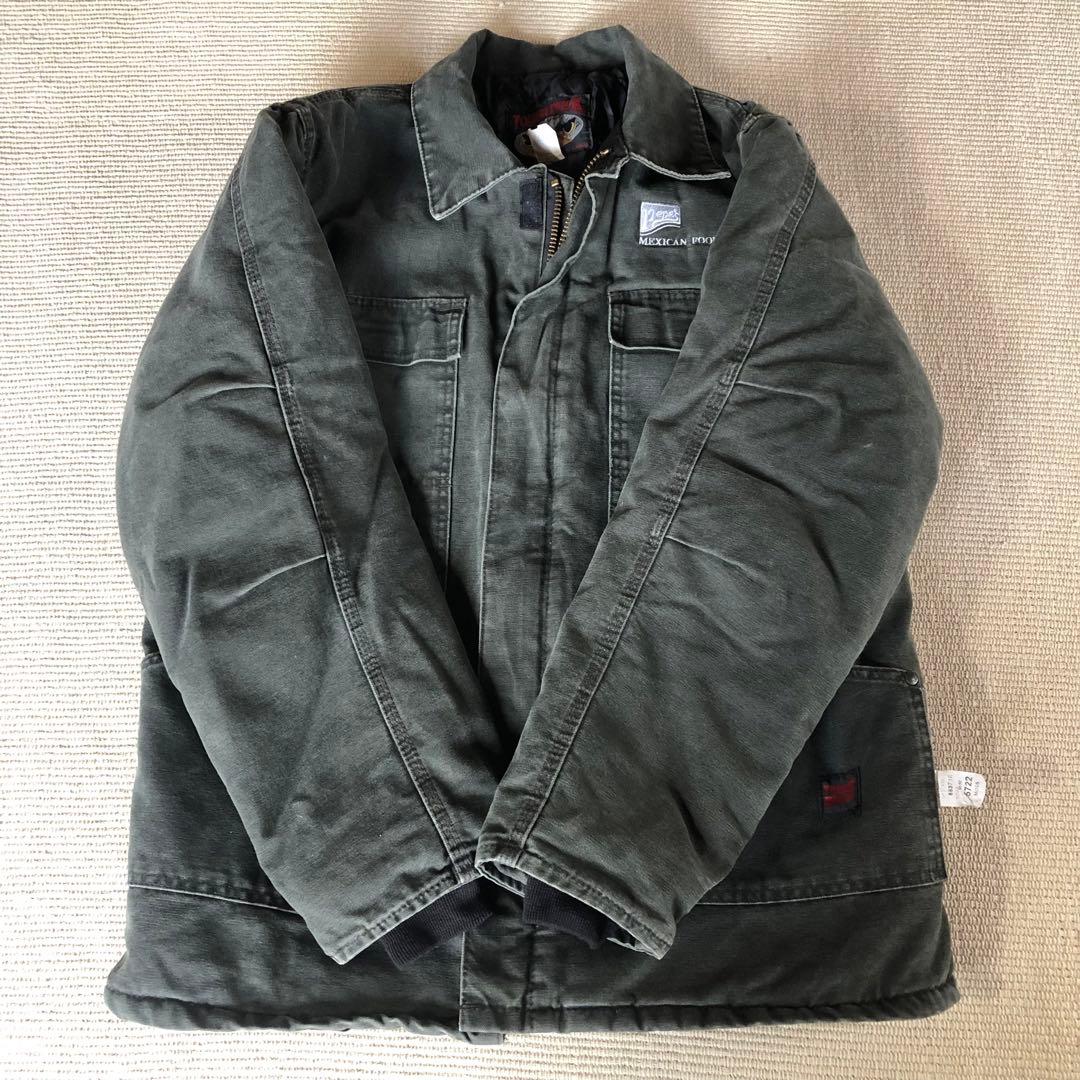 カナダ製 TOUGH DUCK タフダック ワークジャケット 企業ロゴ 古着