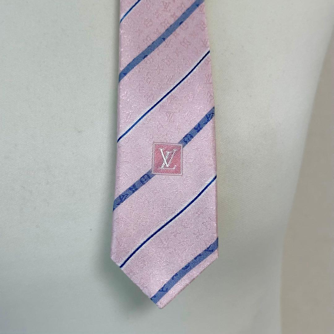 LOUIS VUITTON ルイヴィトン　ネクタイ　ピンク