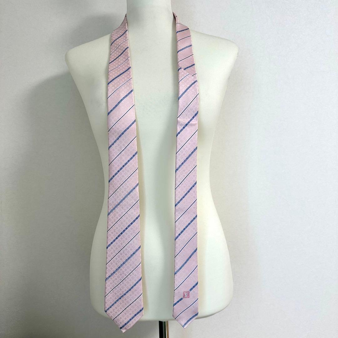 LOUIS VUITTON ルイヴィトン　ネクタイ　ピンク