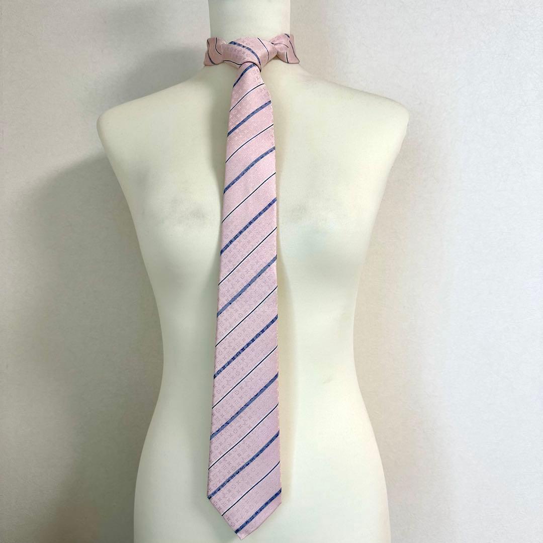 LOUIS VUITTON ルイヴィトン　ネクタイ　ピンク