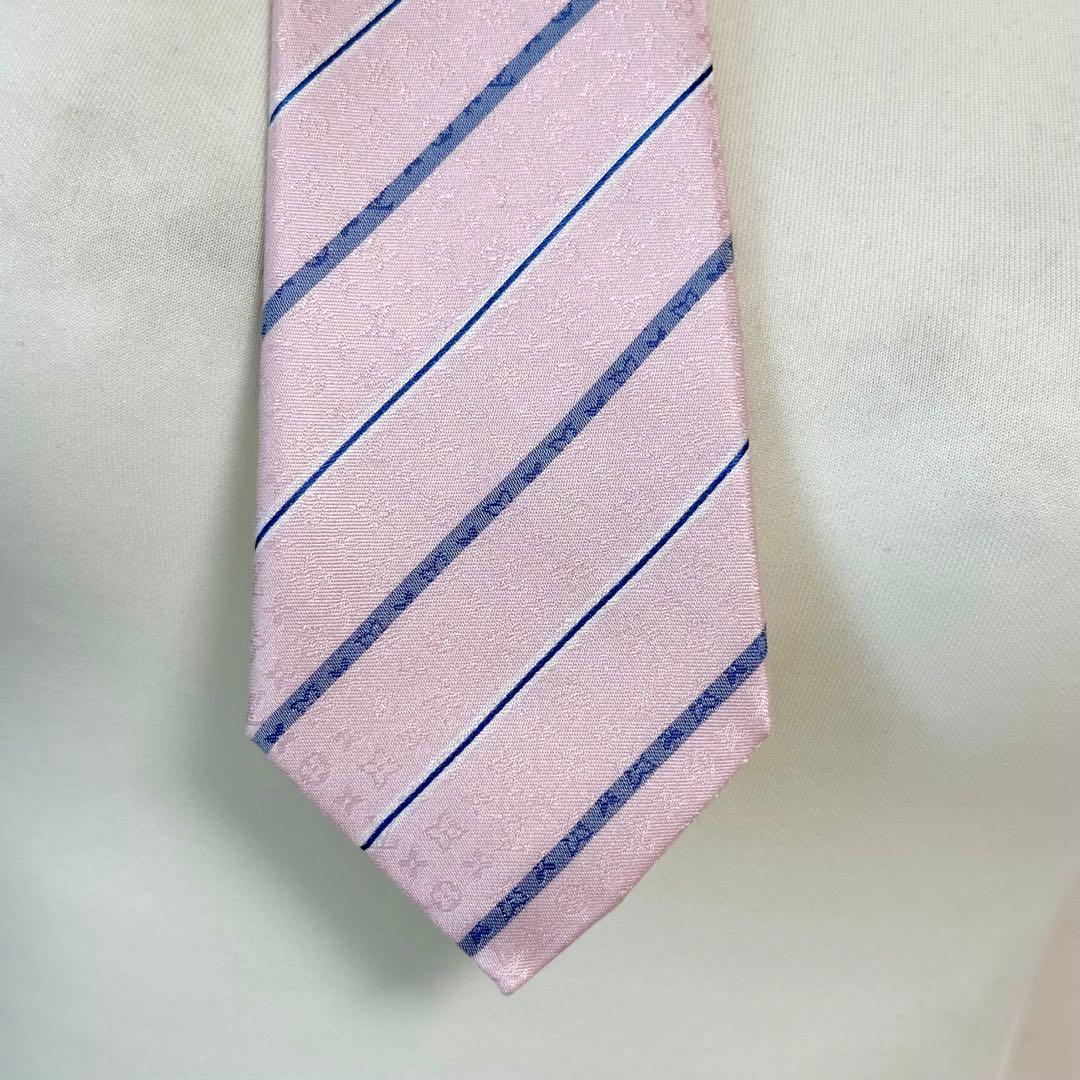 LOUIS VUITTON ルイヴィトン　ネクタイ　ピンク