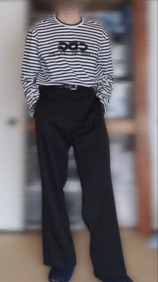 RAF SIMONS ワイドスラックス　ブラック　サイズ48