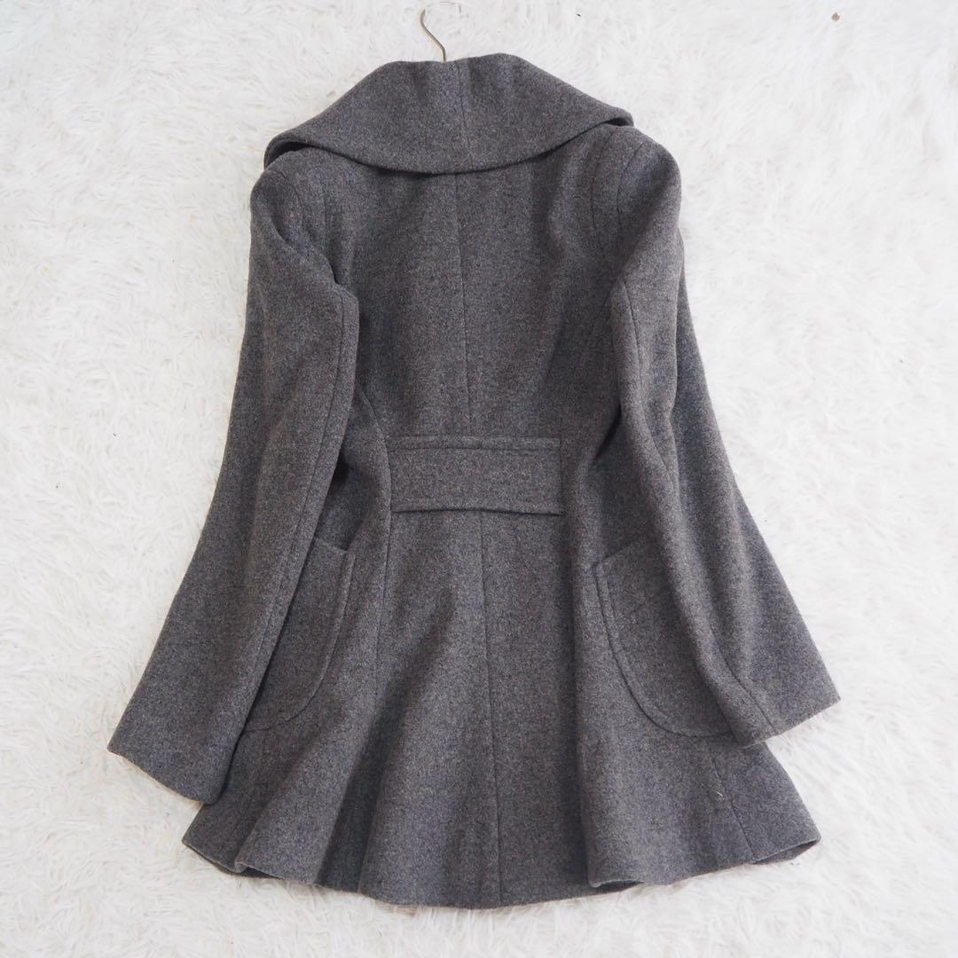 美品 ヴィヴィアンウエストウッド アングロマニア ショールカラーコート ベルト