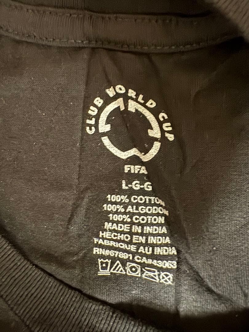 FIFAクラブワールドカップ2025公式Tシャツ チーム名