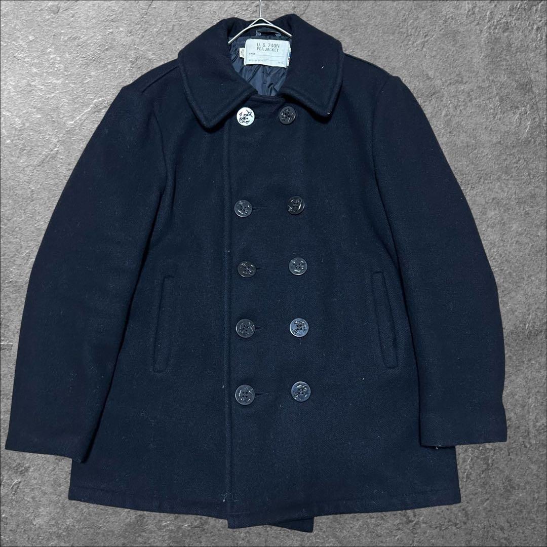 \" 42 \" SCHOTT Pコート 740N USA製 PEA JACKET