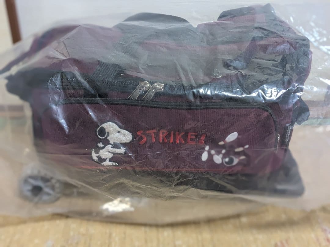 スヌーピー 2個入れ ボウリング用バッグ ワイン