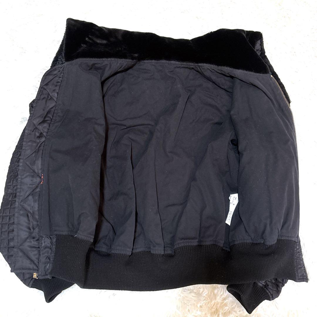 ピンクハウス N-2B キルティングジャケット 2way ボア フード MA-1