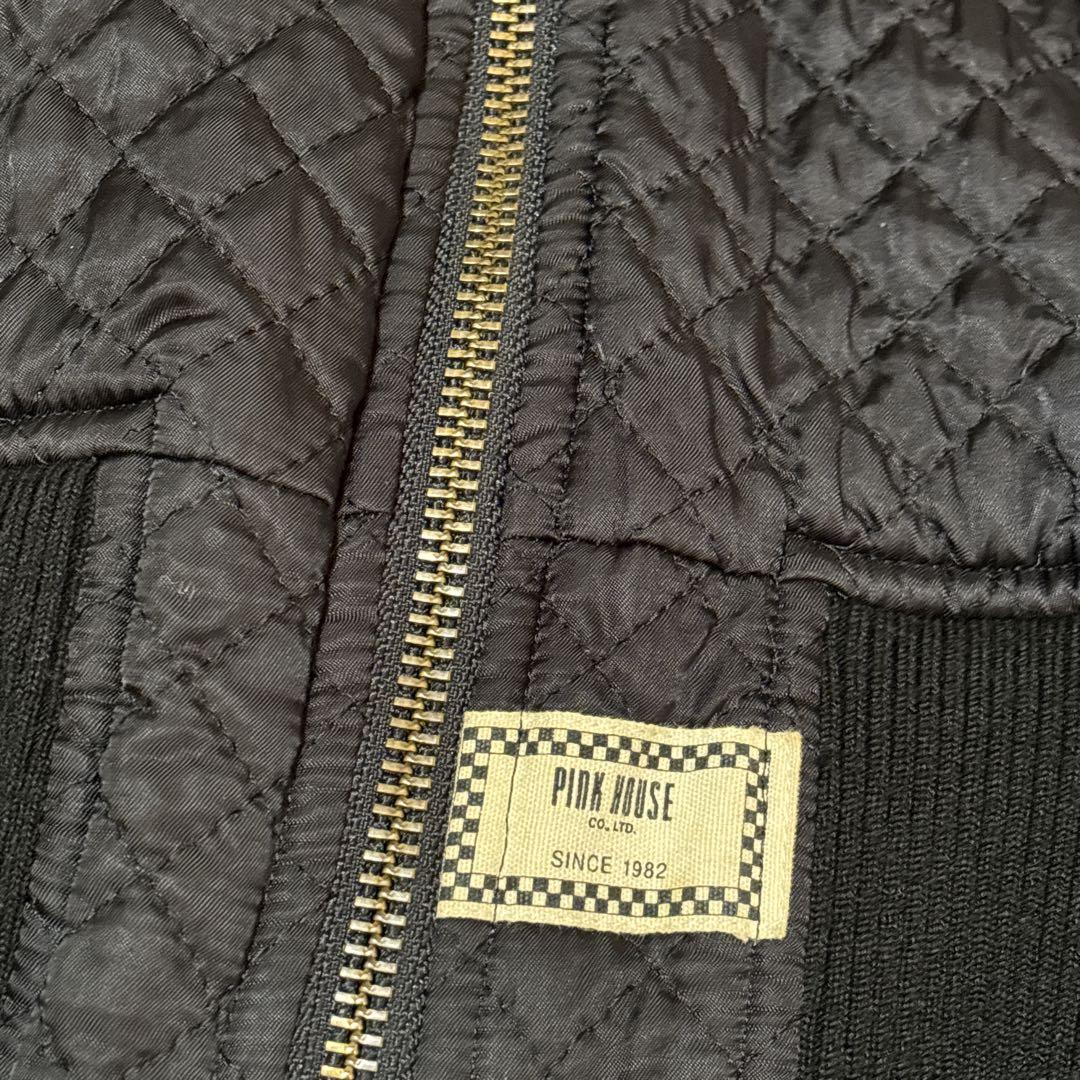 ピンクハウス N-2B キルティングジャケット 2way ボア フード MA-1