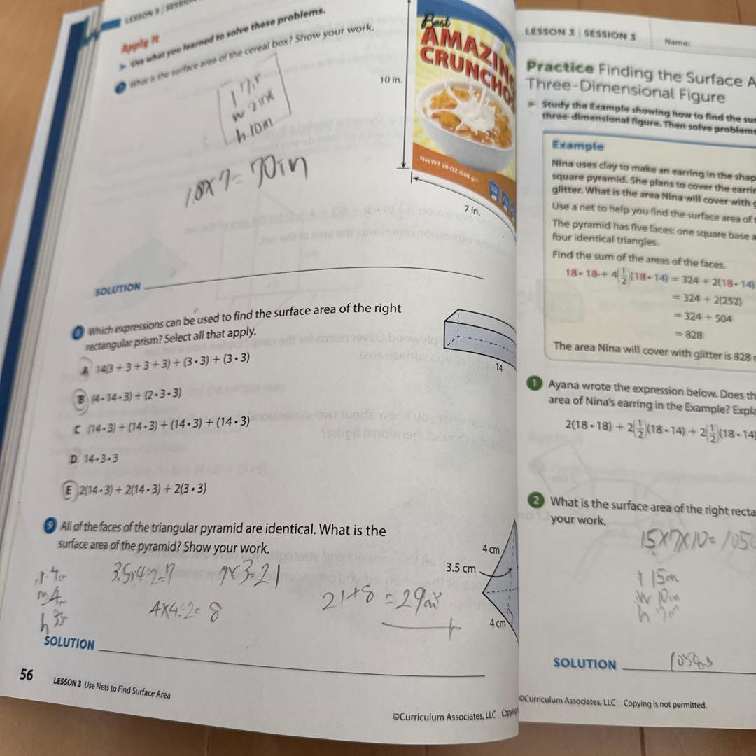 英語テキスト算数Mathematics （小学校6年向）