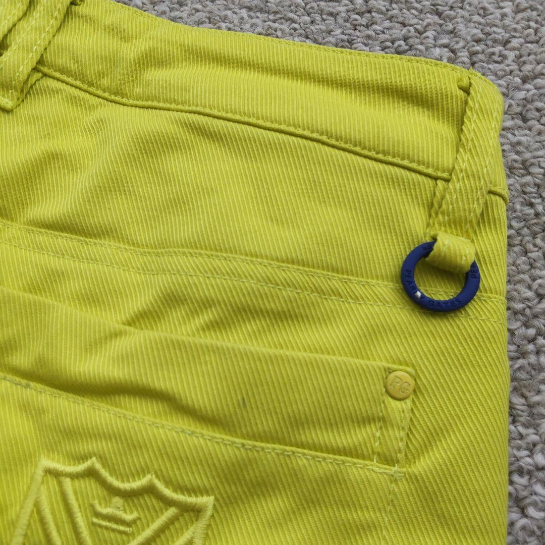 【美品】完売パーリゲイツツイルパンツ size0 イエロー