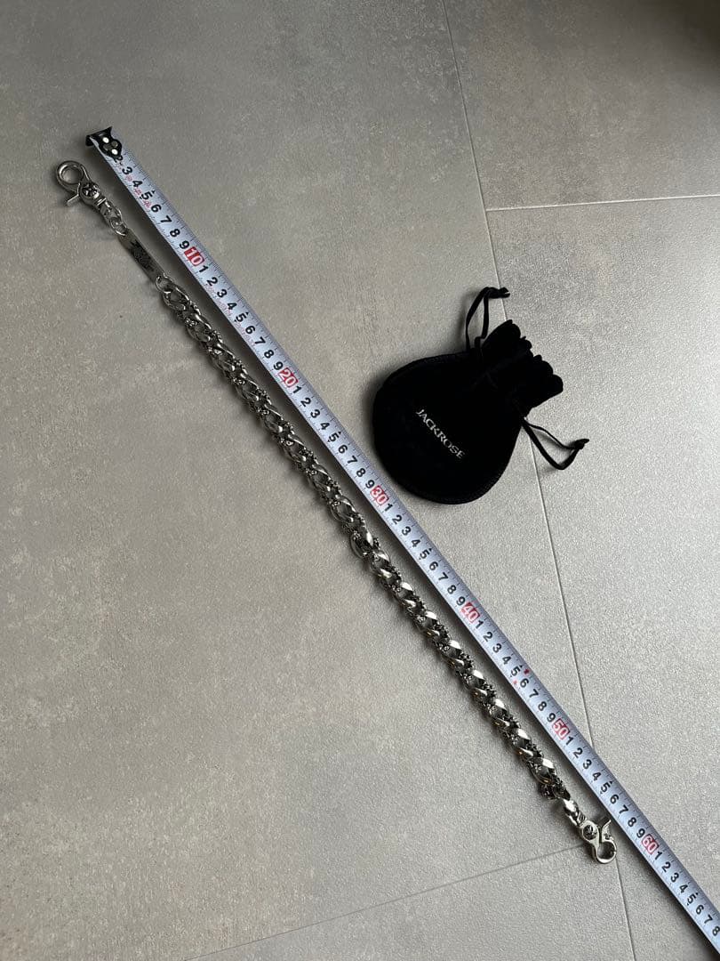 美品 JACKROSE ジャックローズ クロス ウォレットチェーン