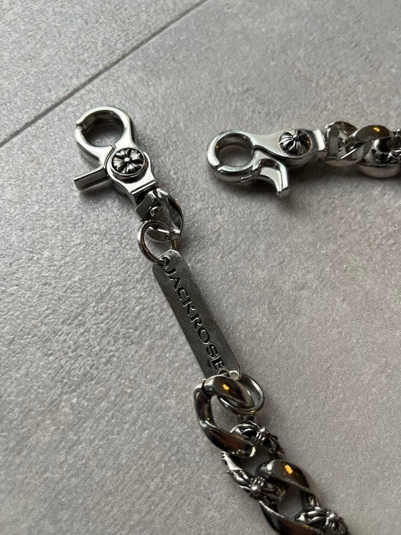 美品 JACKROSE ジャックローズ クロス ウォレットチェーン