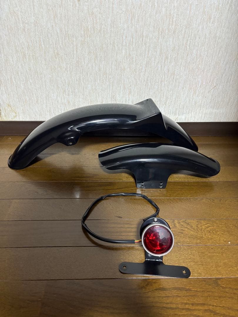 250TR OSCARフェンダー、GOODsテールランプキットセット　黒