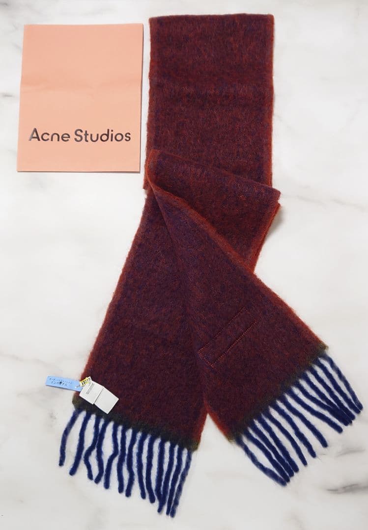 !正規品★美品★Acne Studios★フリンジ付きマフラー 男女兼用