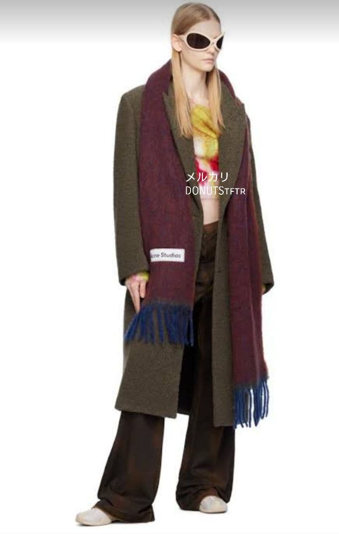 !正規品★美品★Acne Studios★フリンジ付きマフラー 男女兼用