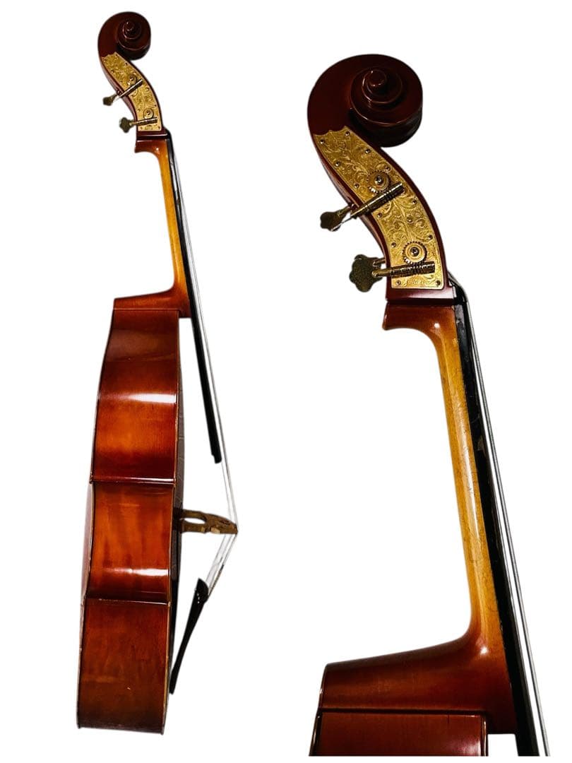 SUZUKI　コントラバス　No85　3/4　国産　1990年製　弦楽器　本体