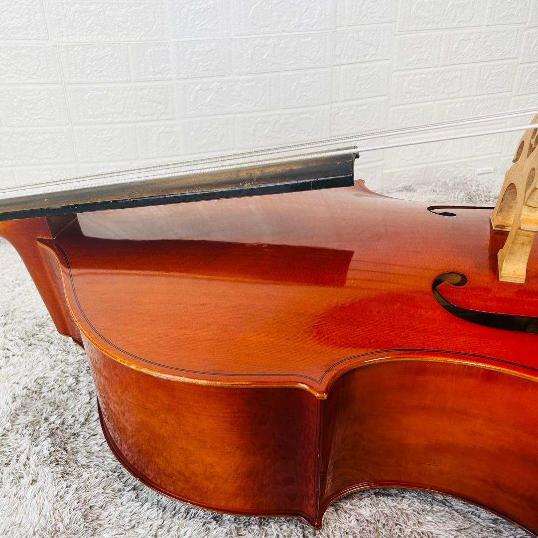 SUZUKI　コントラバス　No85　3/4　国産　1990年製　弦楽器　本体