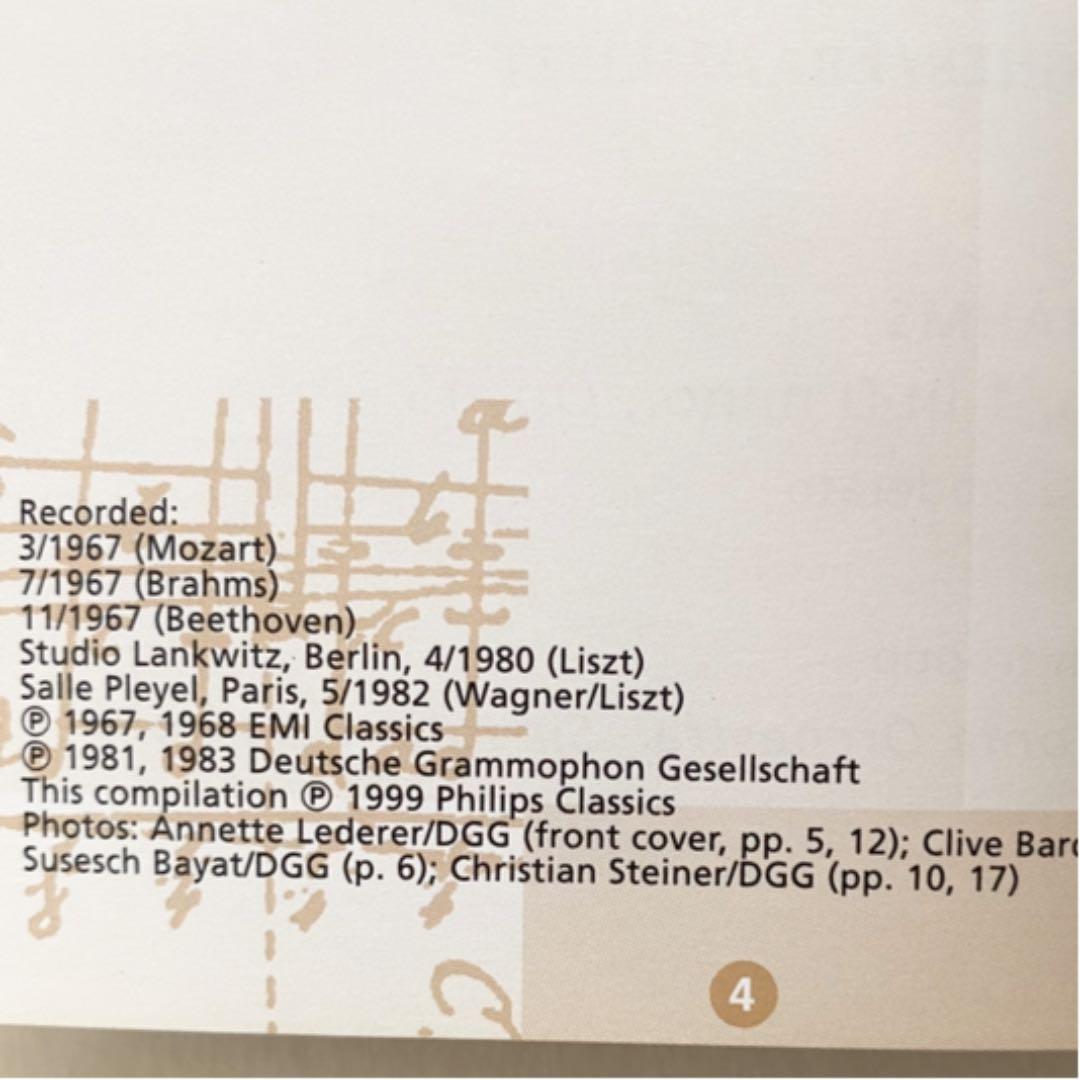 バレンボイム GREAT PIANISTS of the 20th