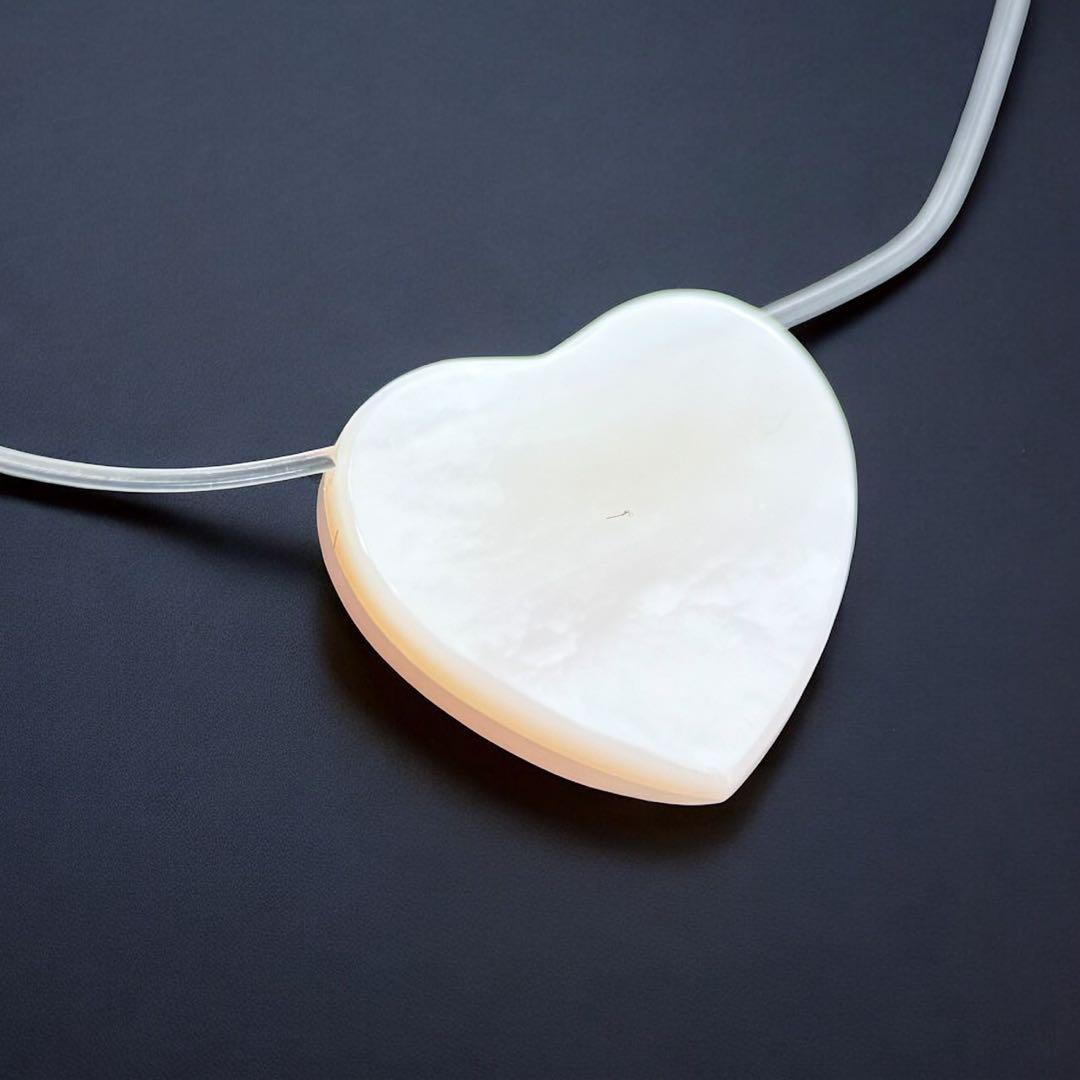 【極上】希少　タサキ　マベパール　K18 ペンダント　ハート　ネックレス